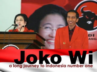 a long journey to Indonesia number one
Joko Wi
 