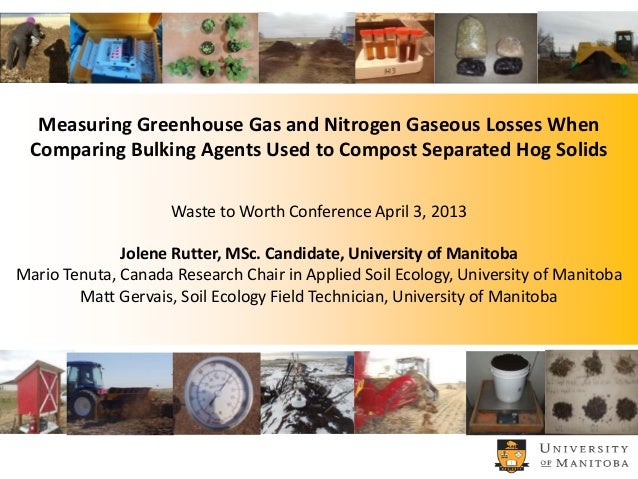 Measuring Greenhouse Gas And Nitrogen Gaseous Losses When