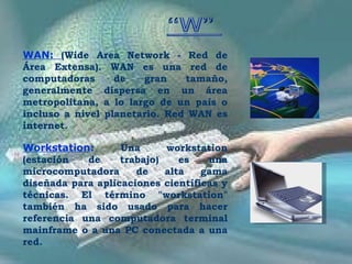 Jolimar guarapano glosario redes informaticas