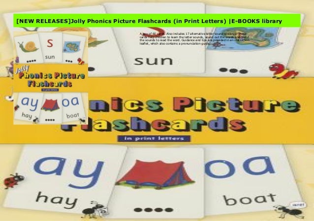 New Releases Jolly Phonics Picture Flashcards In Print Letters E