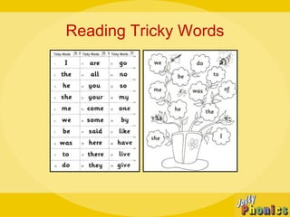 Reading Tricky Words
 