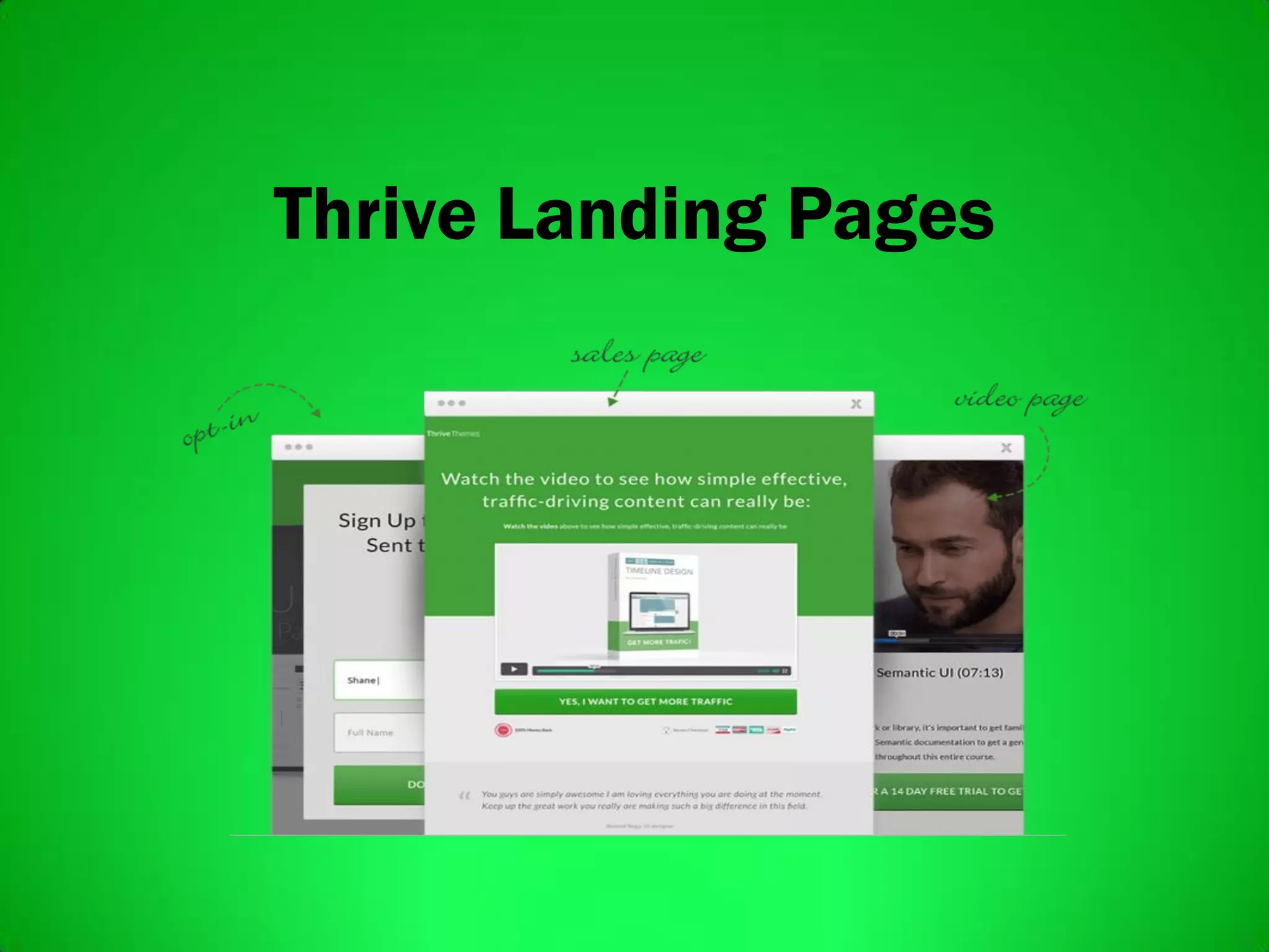 Thrive Landing Pages
 