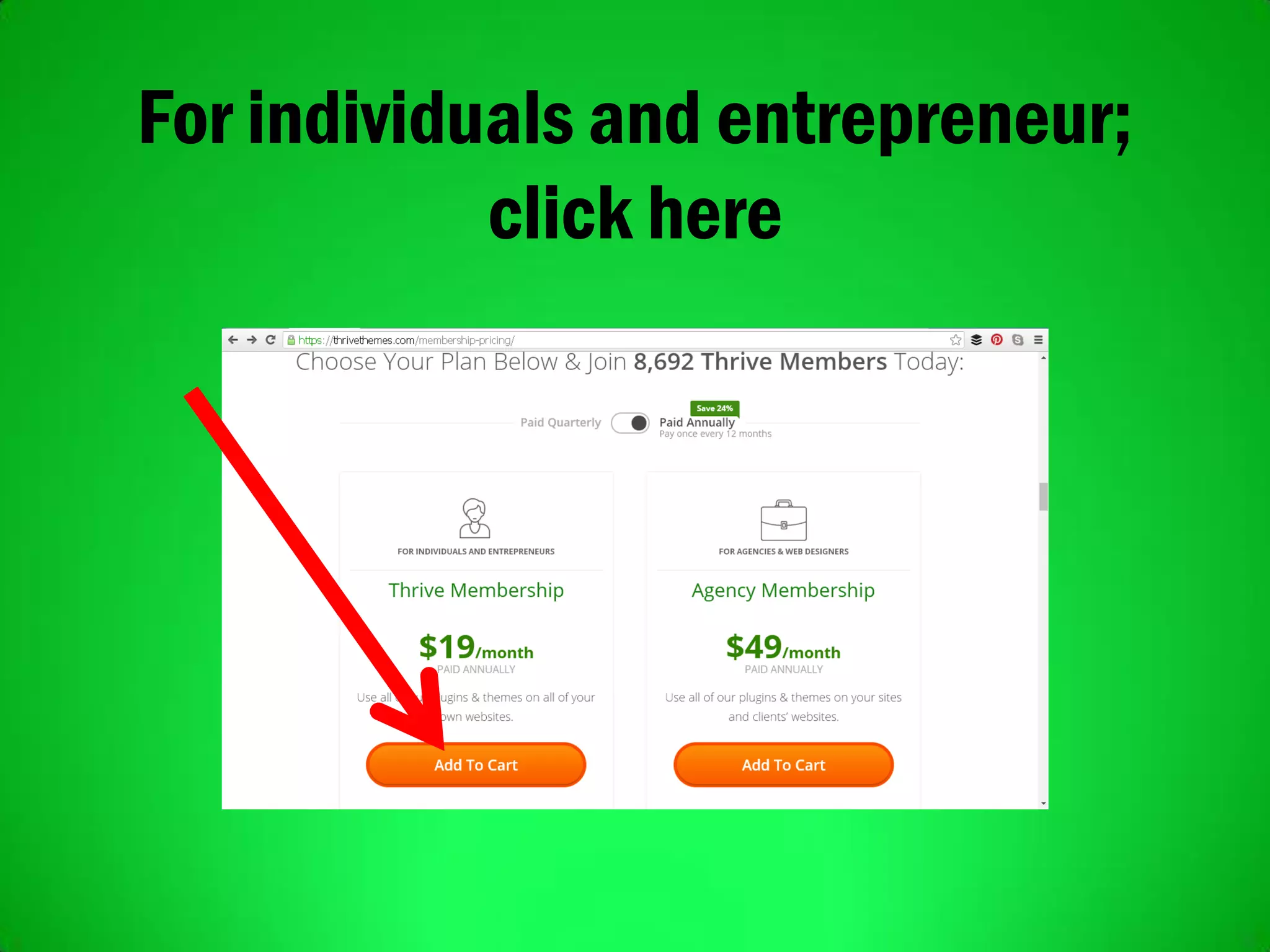 For individuals and entrepreneur;
click here
 