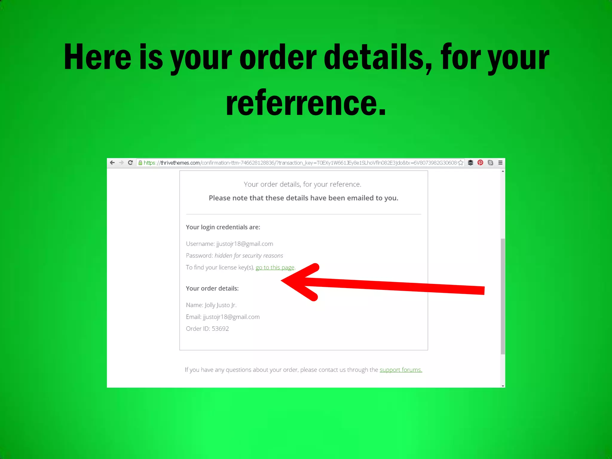 Here is your order details, for your
referrence.
 