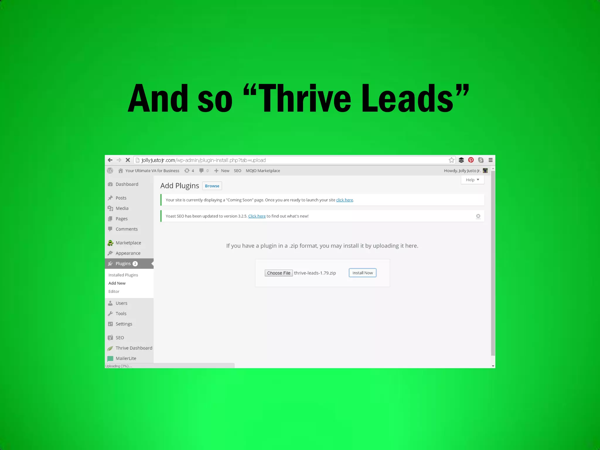 And so “Thrive Leads”
 