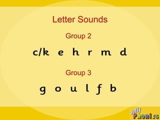 Letter Sounds Group 2 Group 3 