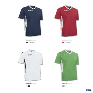 43
1229.98.001 Short Sleeve
1229.98.005 Short Sleeve 1229.98.004 Short Sleeve
1229.98.003 Short Sleeve
GREEN/WHITE
RED/WHITENAVY/WHITE
WHITE/BLACK
 