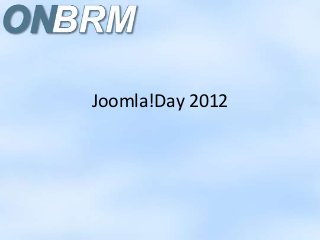 Joomla!Day 2012
 