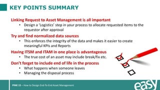 How to design end-to-end asset management | PPTX