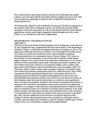 Jonah 1 commentary | PDF