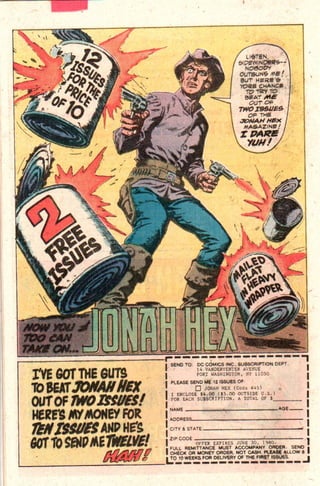 Jonah Hex volume 1 - issue 37