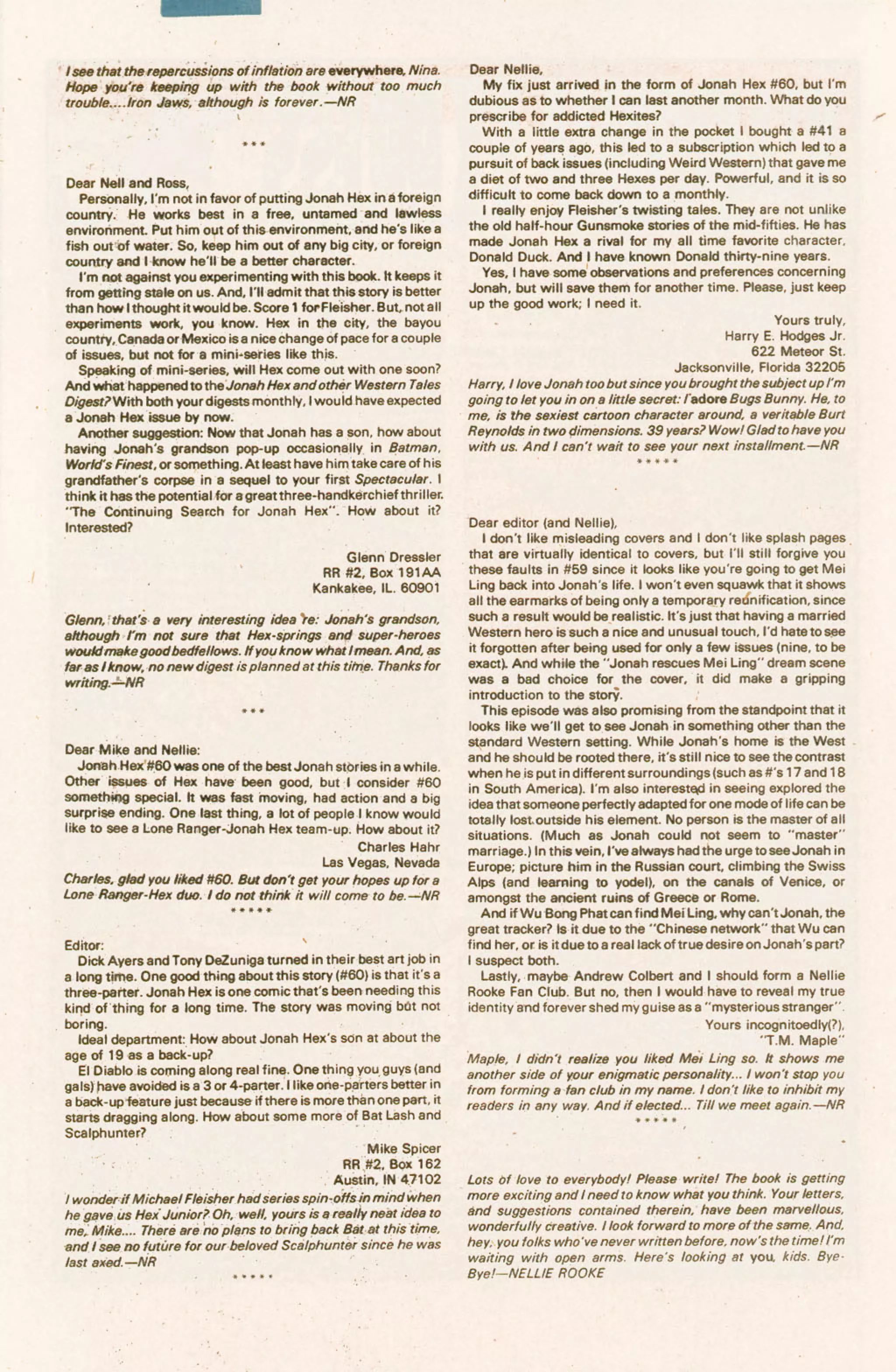 Jonah Hex volume 1 - issue 68