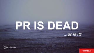 @jonobean
…or is it?
@jonobean
 