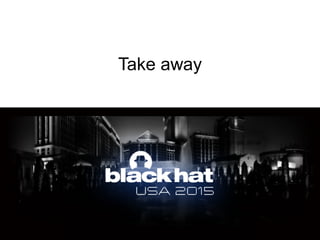 [Blackhat2015] SMB : SHARING MORE THAN JUST YOUR FILES...
