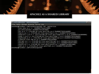 APACHE2 AS A SHARED LIBRARY
 