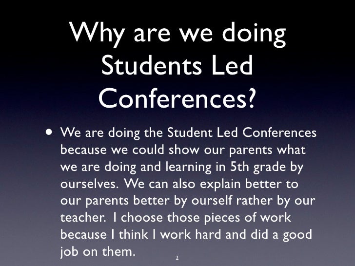 Student Led Conference - Jonathan Student Led Conference - Jonathan