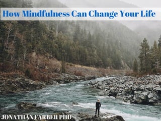 How Mindfulness Can Change Your Life
JONATHAN FARBER PHD
 