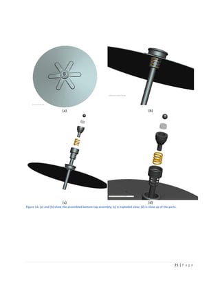 (a)                                                              (b)




                           (c)                                                              (d)
Figure 15: (a) and (b) show the assembled bottom tap assembly; (c) is exploded view; (d) is close up of the parts.




                                                                                                                21 | P a g e
 