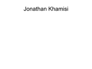 Jonathan Khamisi 