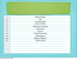 Jonathan's Indigenous People Project