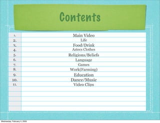 Jonathan's Indigenous People Project