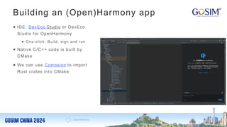 GOSIM 2024 - Porting Servo to OpenHarmony | PPTX