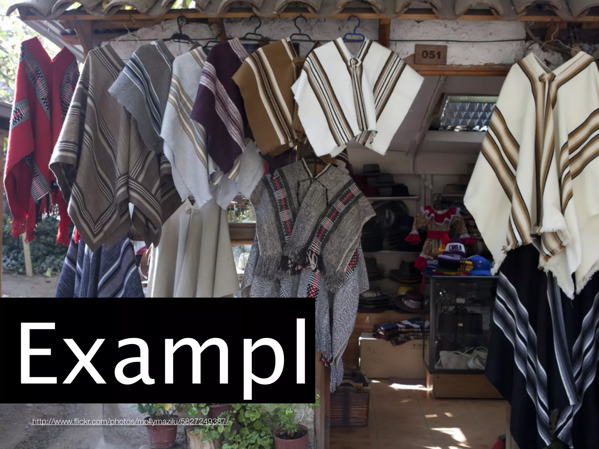 Exampl
http://www.ﬂickr.com/photos/mollymazilu/5827249387/
 