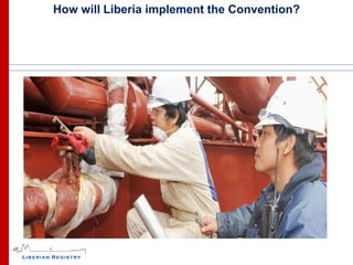 How will Liberia implement the Convention?
 