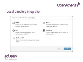 Local directory integration
 