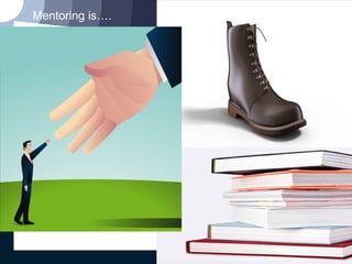 So what is mentoring?
Mentoring is….
 