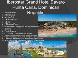 BarbadosBordering the western Atlantic Ocean & Caribbean Sea, Barbados is a tropical paradise with more than just powdery white sand beaches, a sparkling turquoise sea and clear blue skies. Barbados offers a wide variety of sights and activities that include everything from historic sites to tropical gardens and annual festivals and events.Barbados after dark features an exciting mix of excellent restaurants, shows, romantic cruises, vibrant bars and night life.Barbados offers much more including historical sites, beautiful hiking and limestone caves.From casual to elegant dining, simple to gourmet, Barbados restaurants boast delectable national and international cuisine with African, Indian, and English influences.Barbados has tax free and duty free shopping