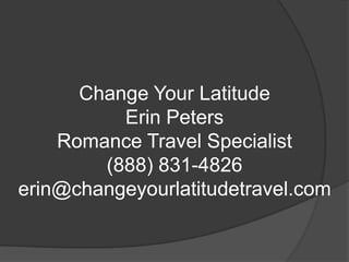 A romantic dinner with a special menu