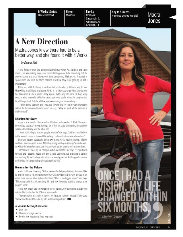 jones it works success story retired hairstylist madra it works