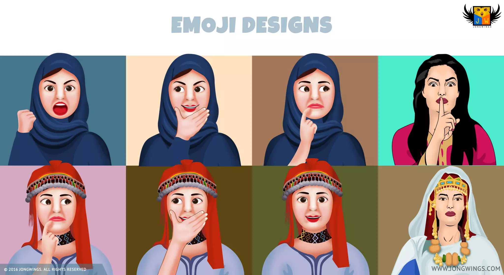 Jongwings emoji portfolio