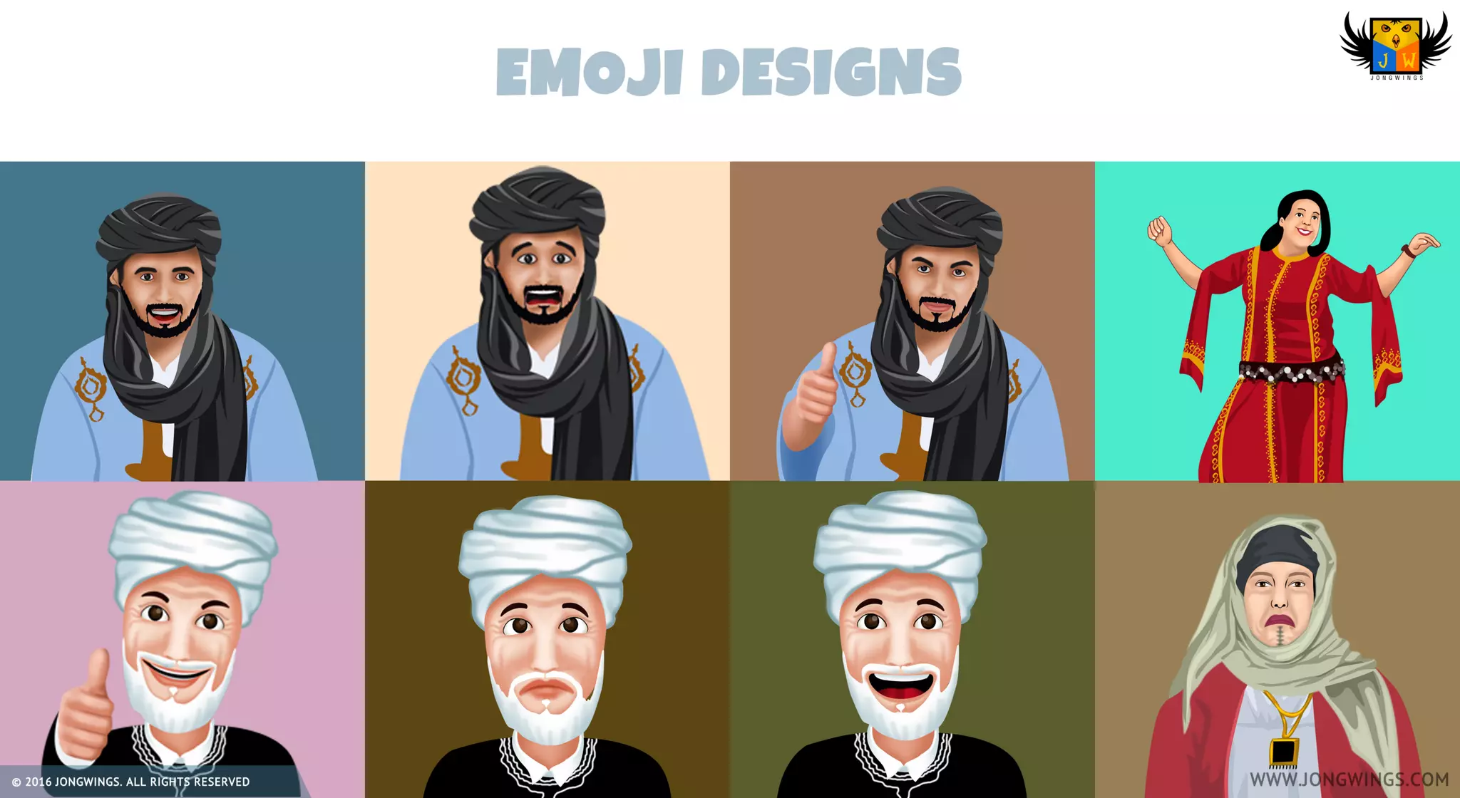 Jongwings emoji portfolio