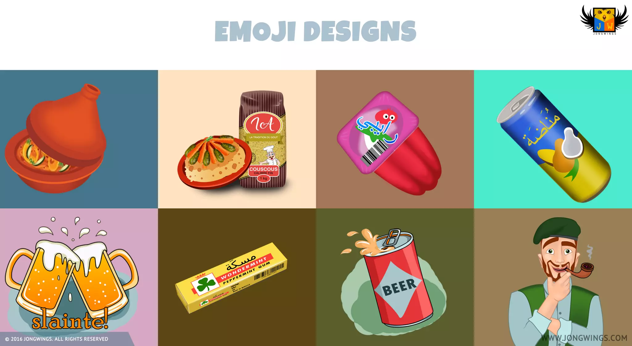 Jongwings emoji portfolio