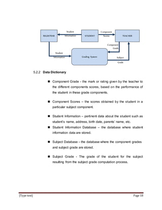 Computerized Grading System 2016 | DOCX