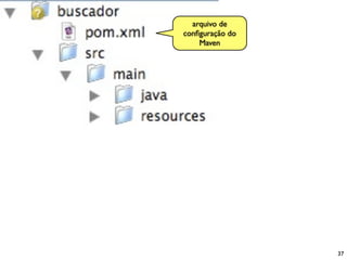 arquivo de
conﬁguração do
    Maven




                 37
 