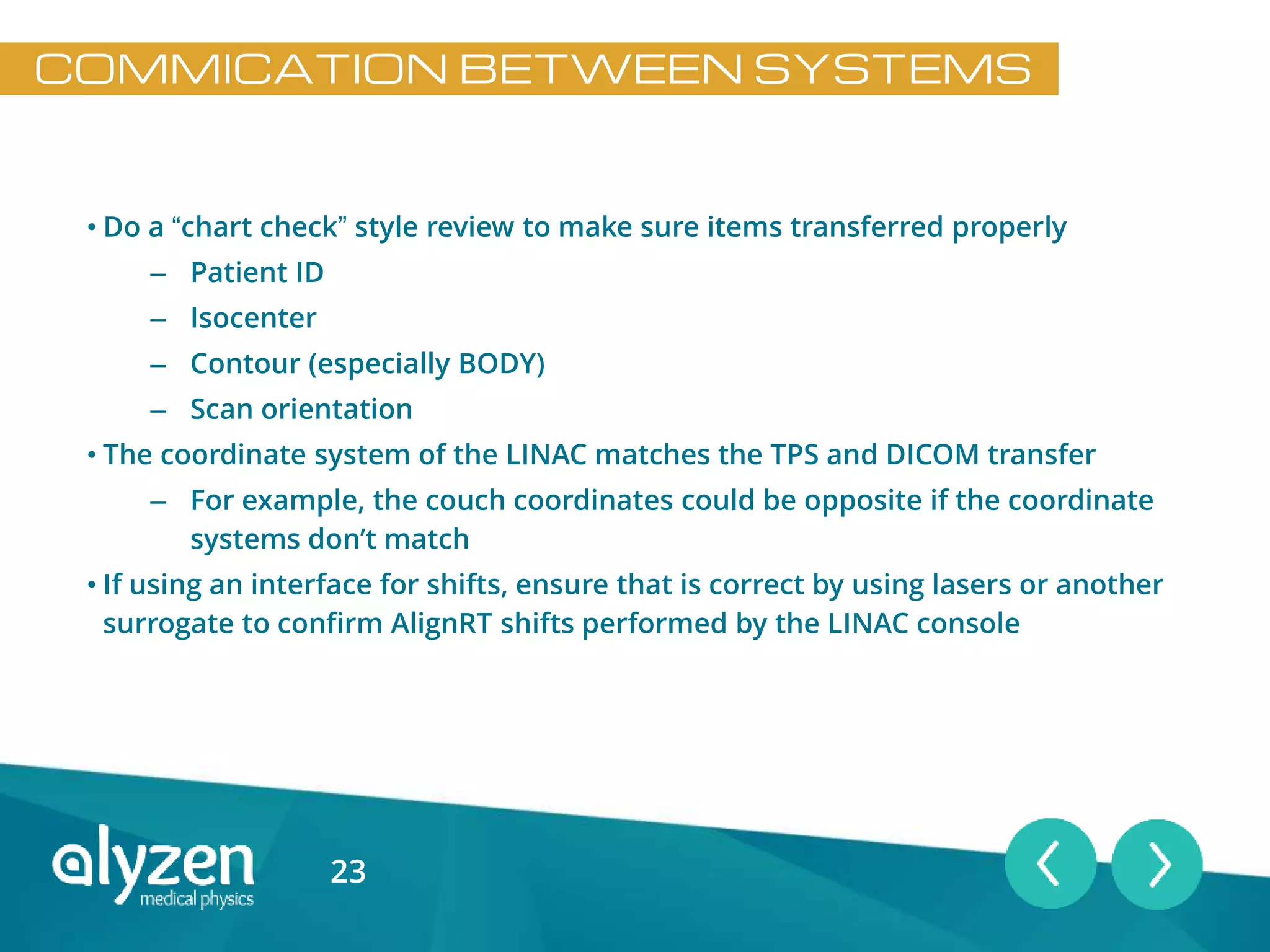 Commissioning AlignRT with Minimal Disruption | PPTX | Cancer ...