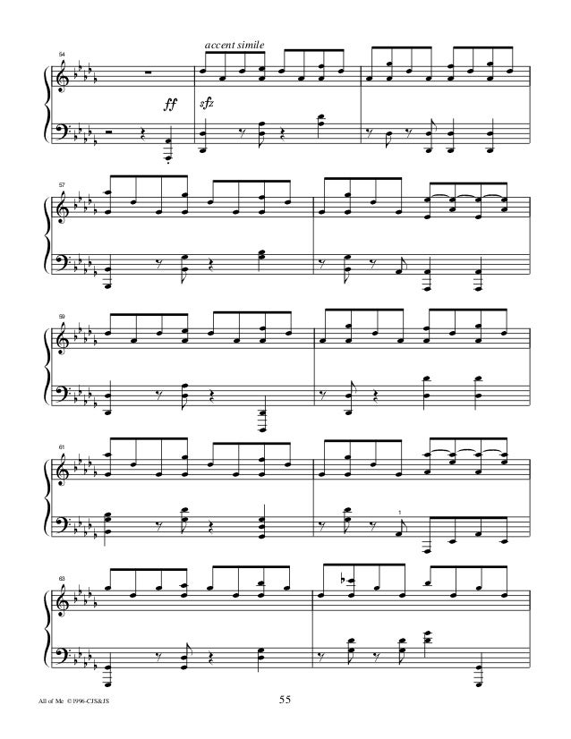 all of me jon schmidt all of me jon schmidt sheet music free