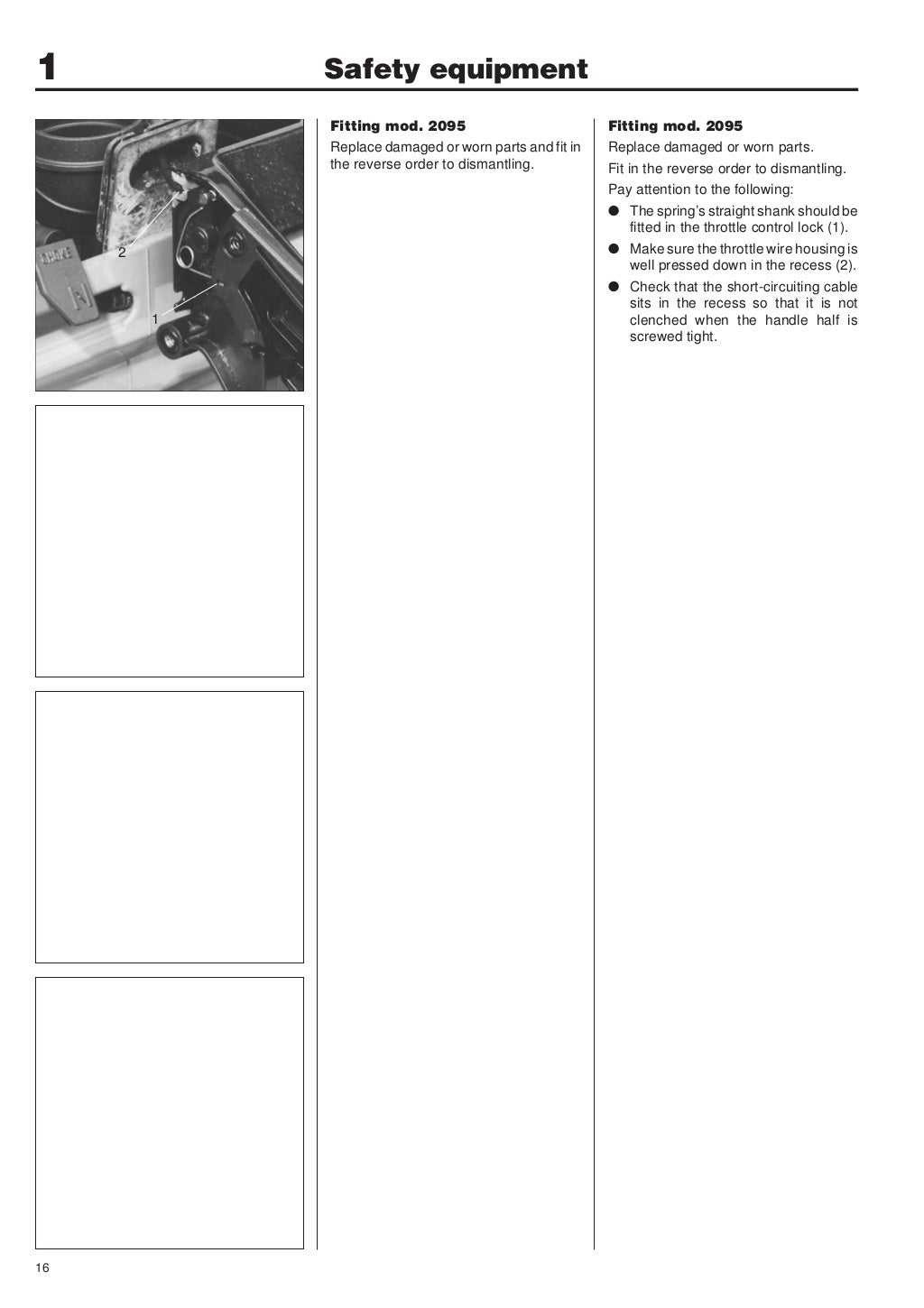 Jonsered 2045 chainsaw service repair manual