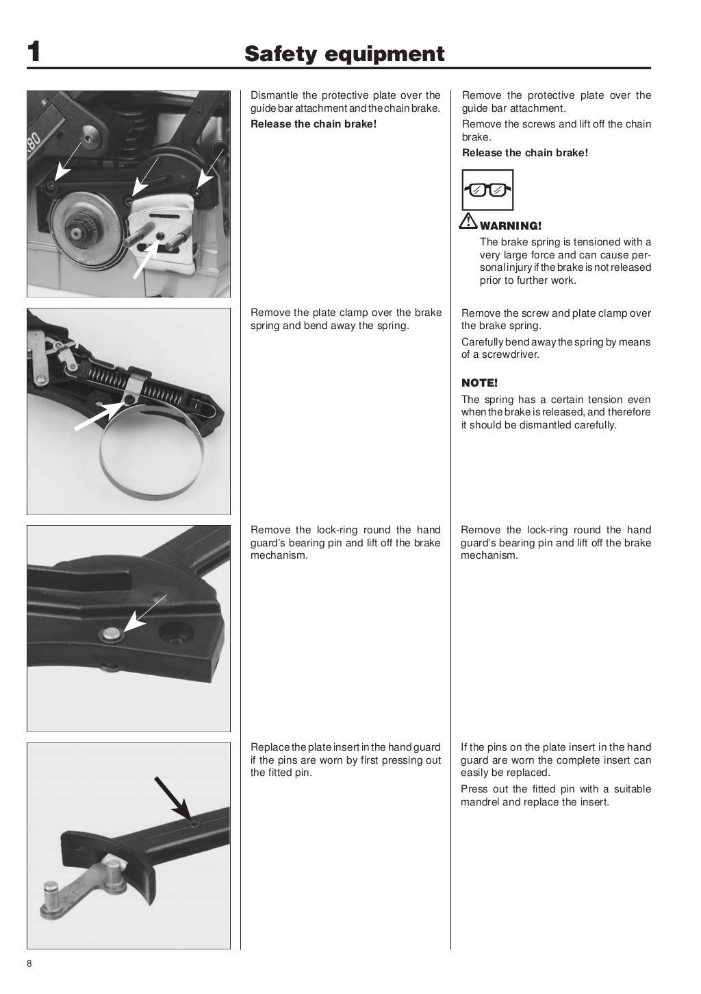 Jonsered 2045 chainsaw service repair manual