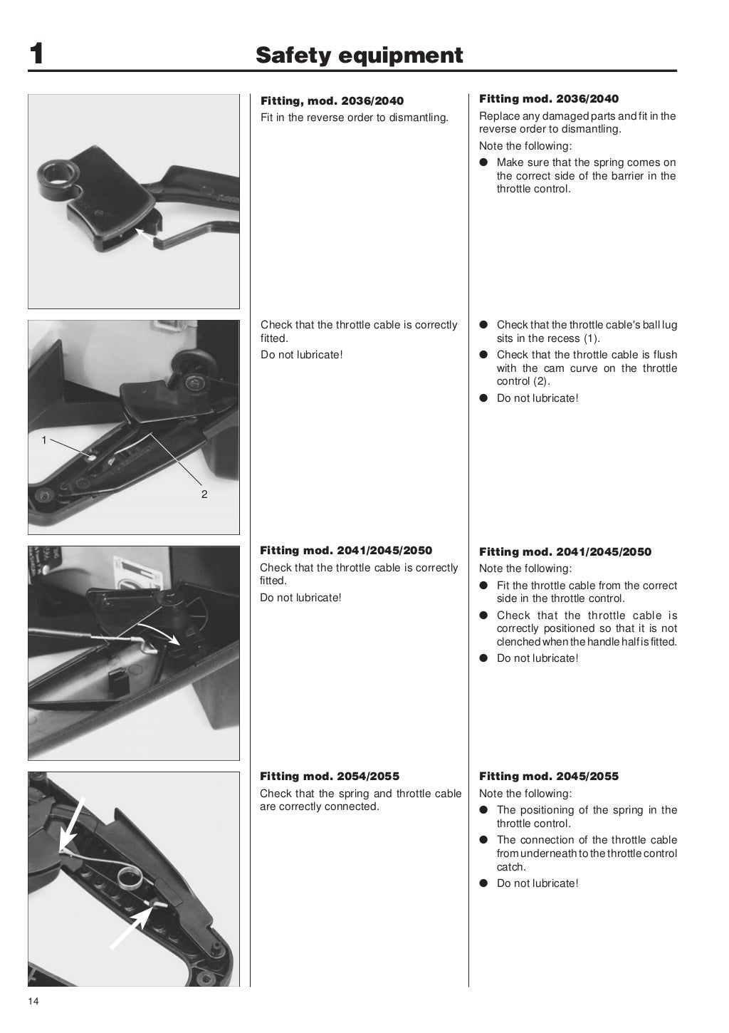 Jonsered Chainsaw 2149 User Manual