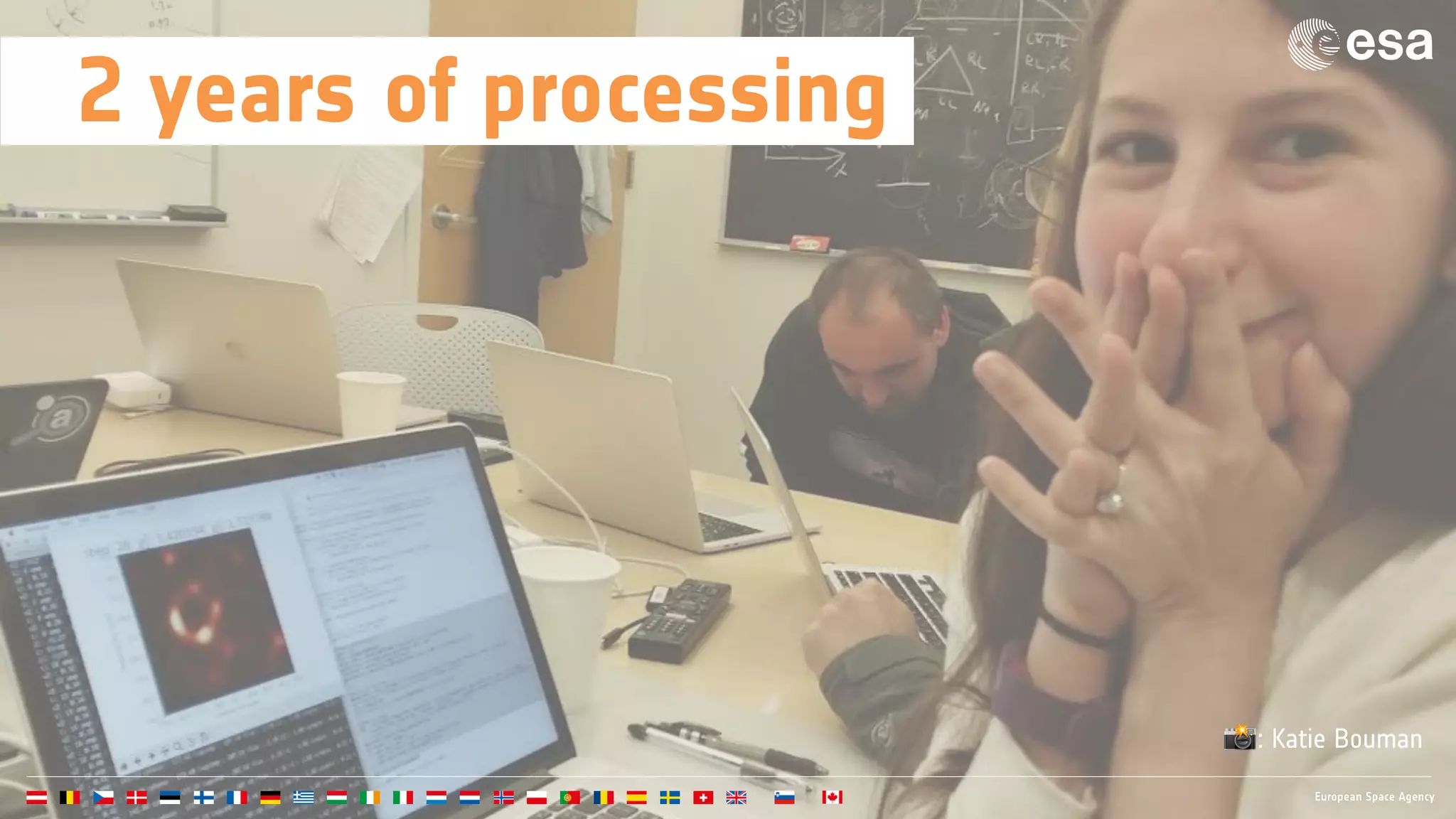 📸 : Katie Bouman
2 years of processing
 