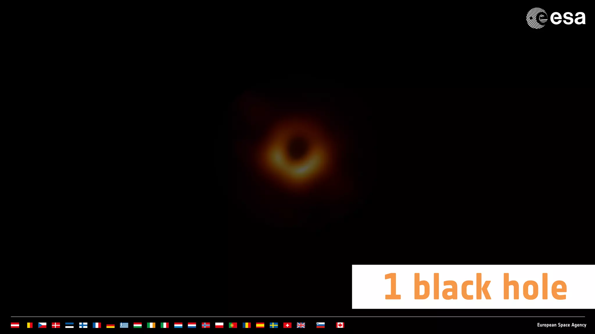 1 black hole
 