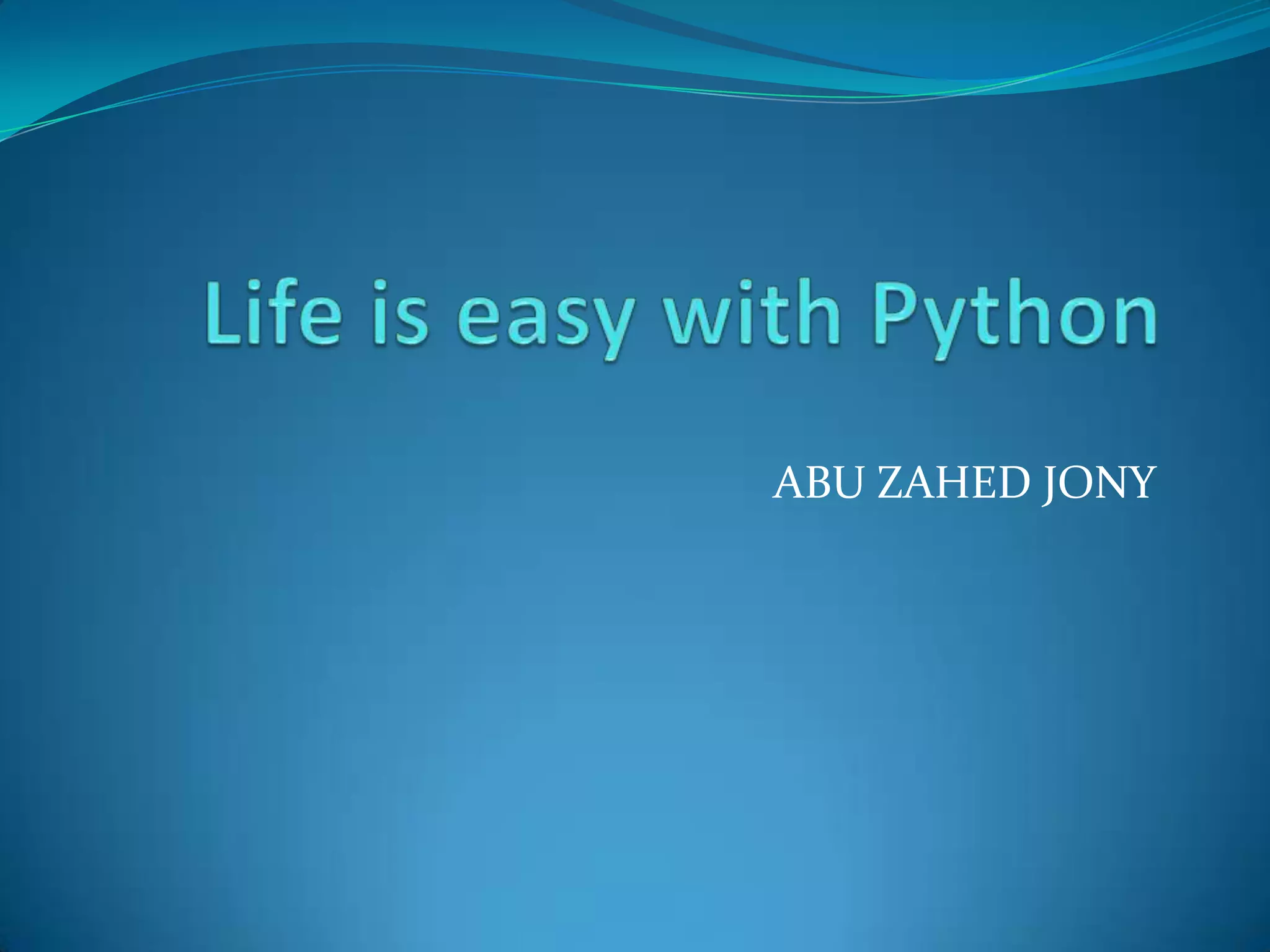ABU ZAHED JONY
 