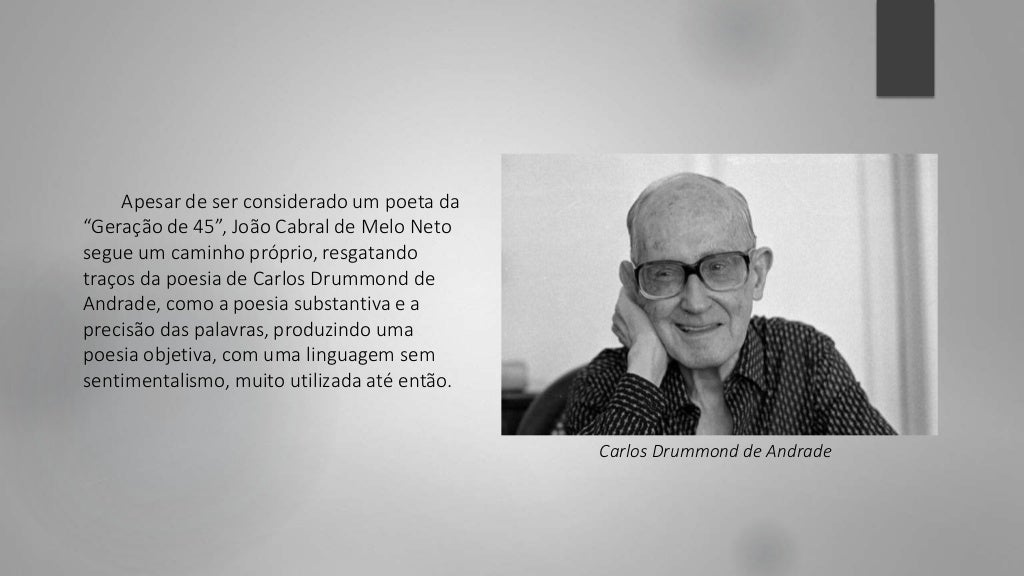 Leia O Que Disse Joao Cabral De Melo Neto
