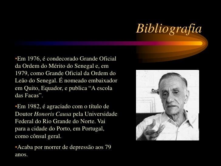 Leia O Que Disse Joao Cabral De Melo Neto