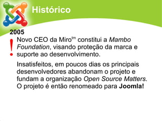 Joomla!: uma visão geral