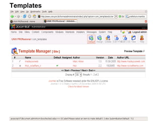 Joomla!: uma visão geral